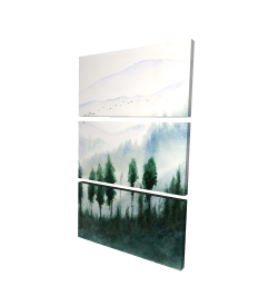 Landscape in watercolor