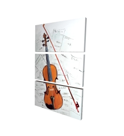 Violon sur partitions