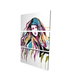 Femme en art graffiti