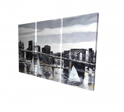 Pont brooklyn et voiliers