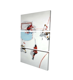 Partie de hockey mouvementé