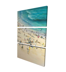 Summer crowd at the beach