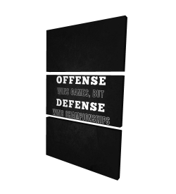 Offense wins games...