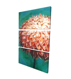 Canvas 40 x 60 - 3D - Abstract dahlia flower