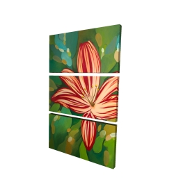 Canvas 24 x 36 - 3D - Blaze tiger lilies