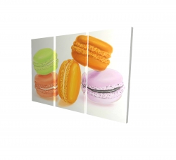 Canvas 24 x 36 - 3D - Small bites of macaroons