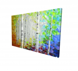 Forêt multicolore