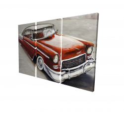 Canvas 24 x 36 - 3D - Vintage classic car