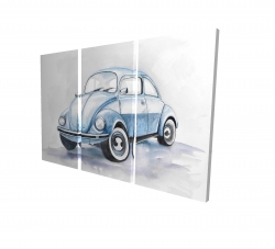 Beetle blue car