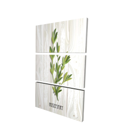 Rosemary on wood