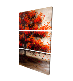 Canvas 40 x 60 - 3D - Tree with dotted leaves