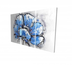 Abstract blue petals