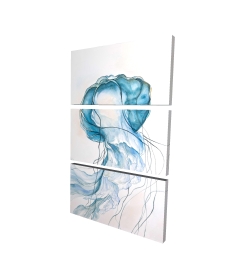Canvas 40 x 60 - 3D - Jellyfish moving