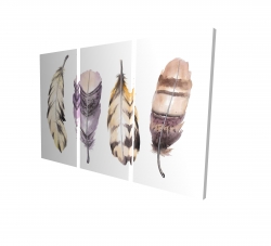 Purple feather set
