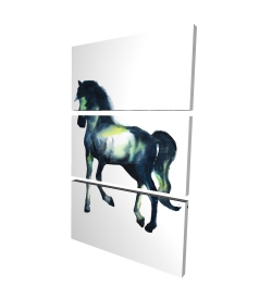 Canvas 24 x 36 - 3D - Elegant horse