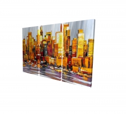 Orange buildings