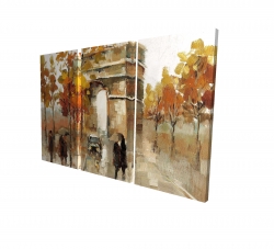 Arc de triomphe in autumn