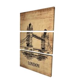 Tower bridge illustration
