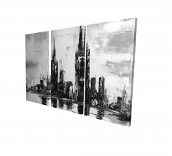 Paysage urbain monochrome