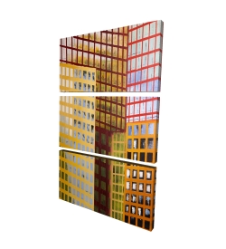 Canvas 24 x 36 - 3D - Skyscrapers