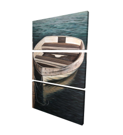 Canvas 24 x 36 - 3D - Rowboats
