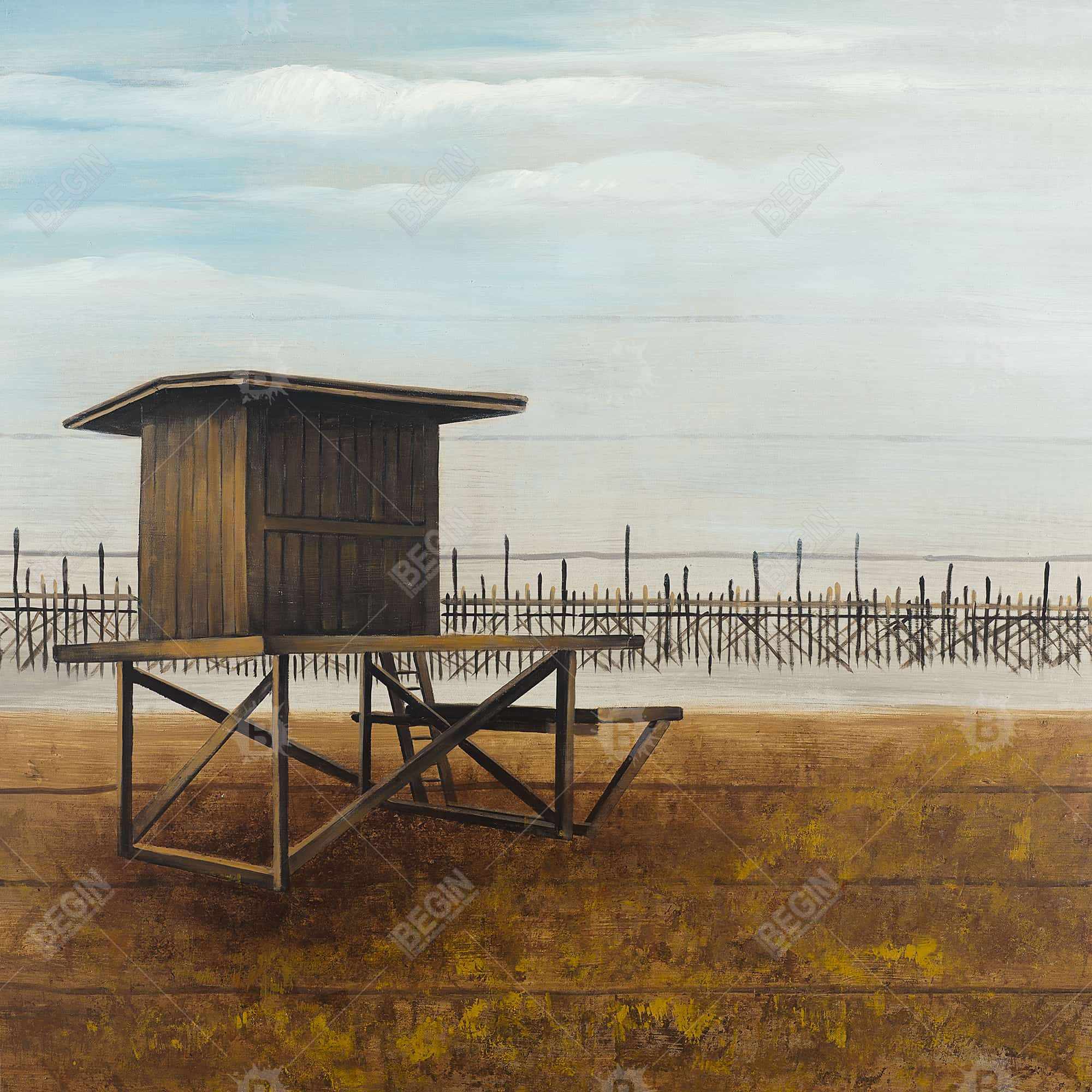 Newport beach lifeguard tower