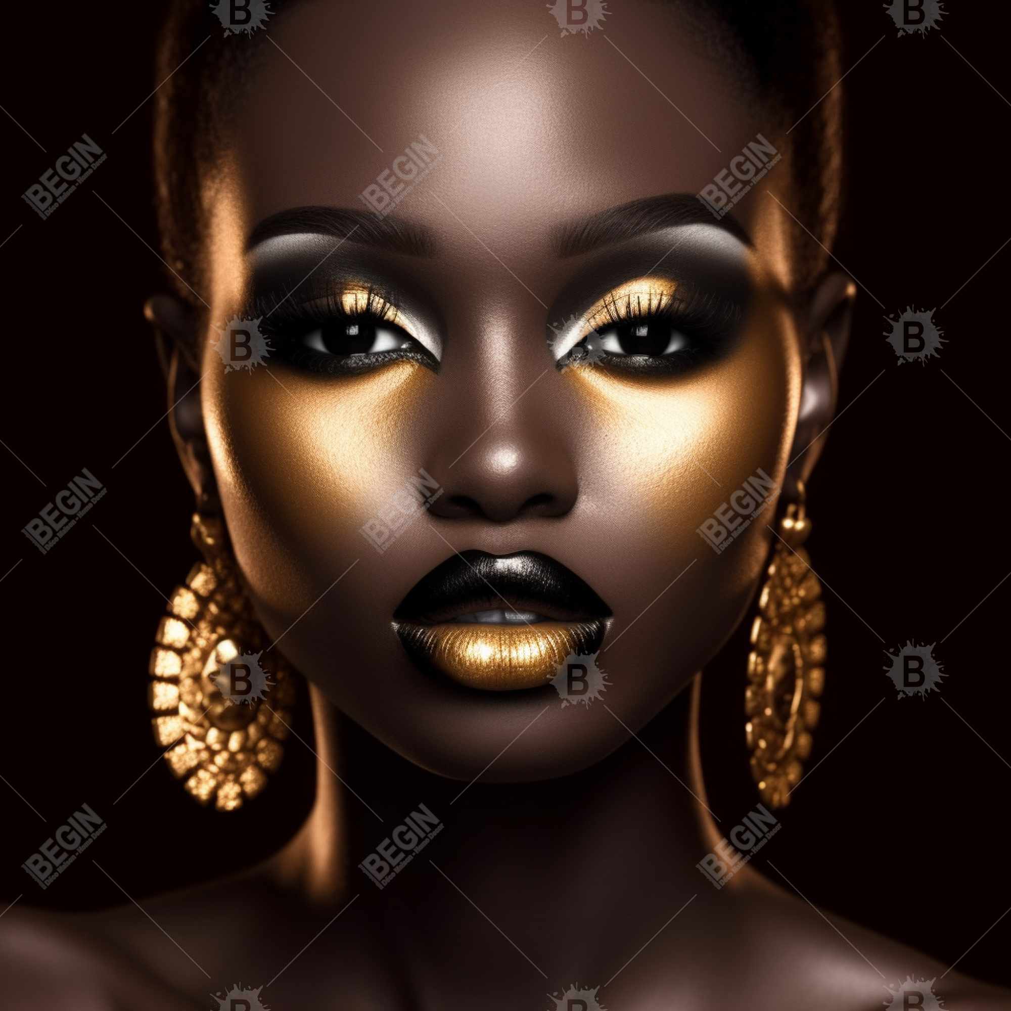 Piercing gaze