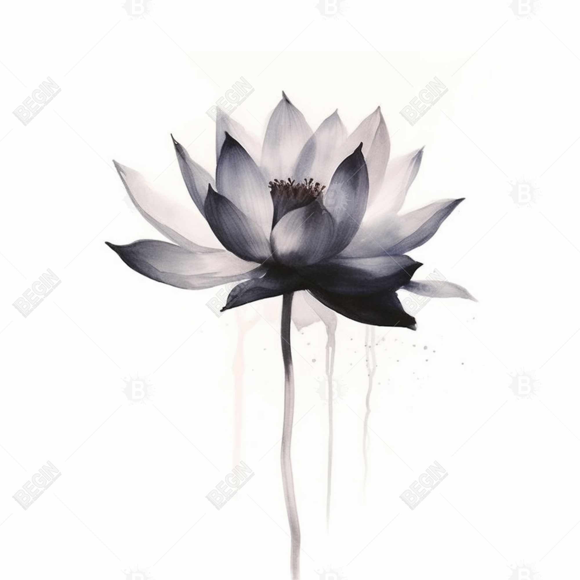 Fleur aquarelle