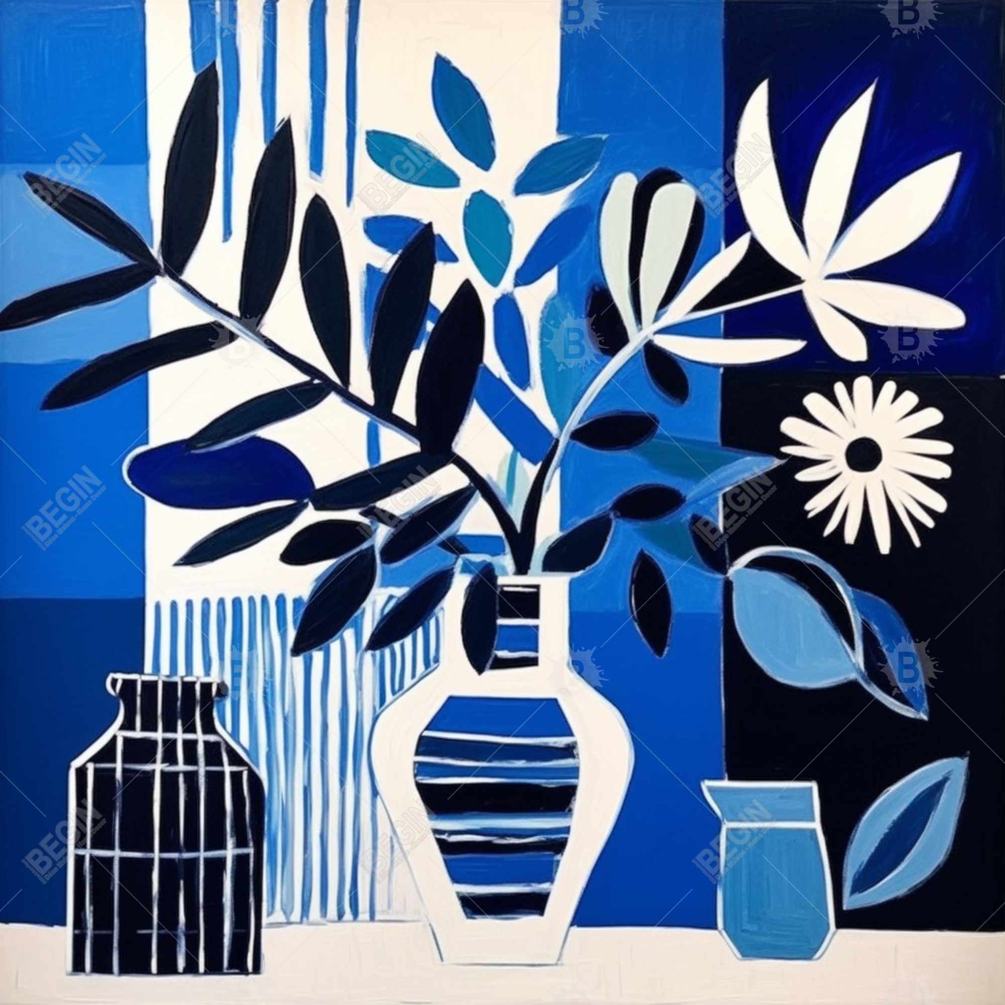 Blue living