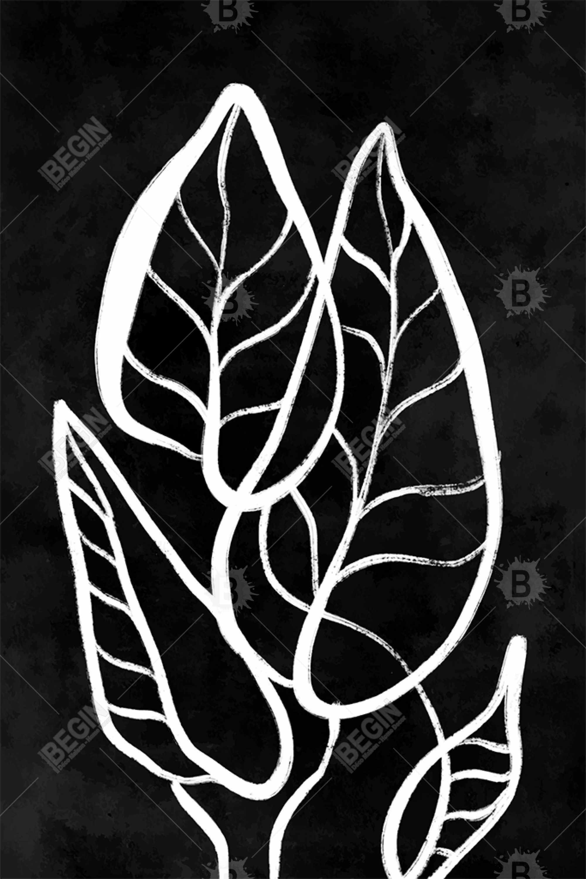 Feuilles minimalistes
