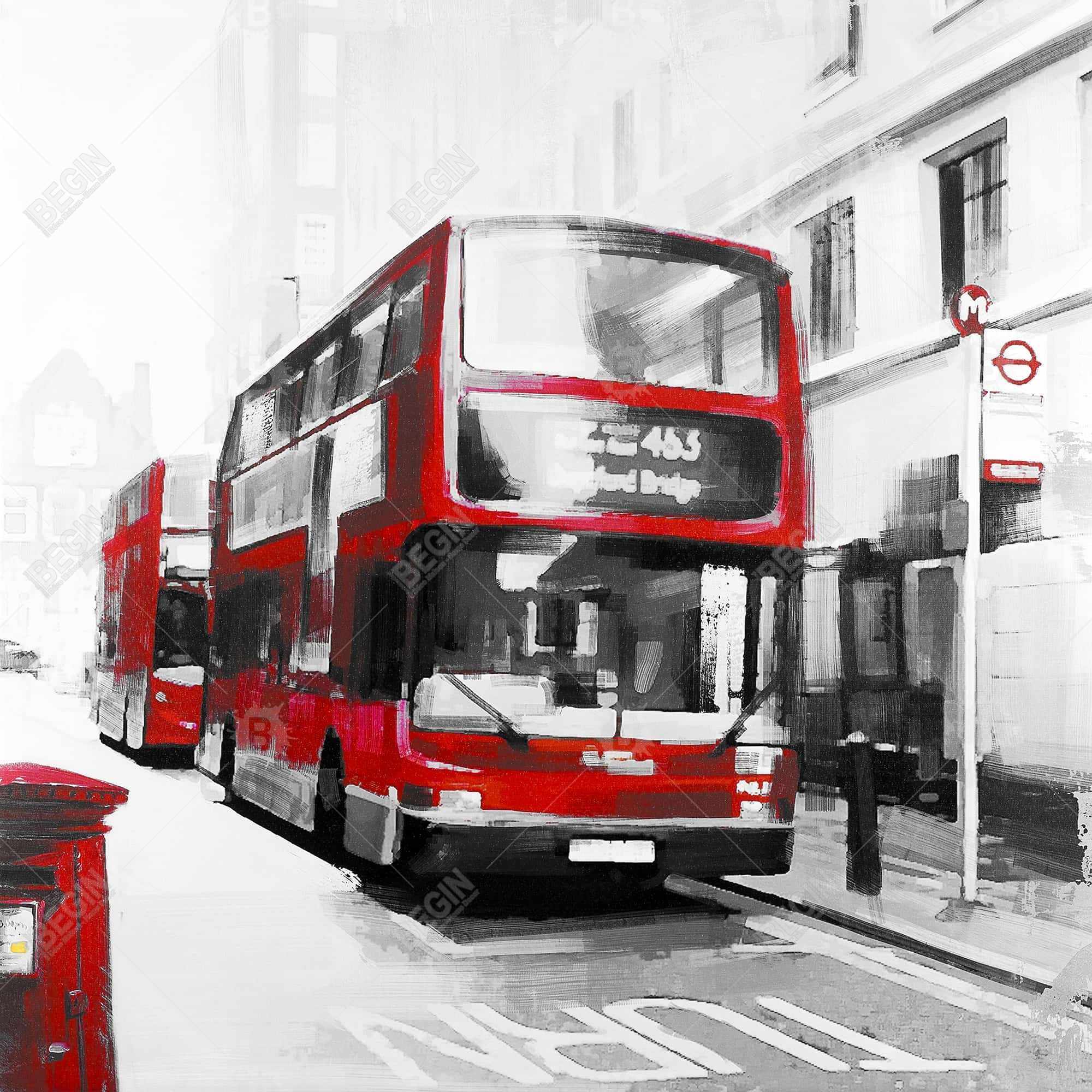 Red bus londoner