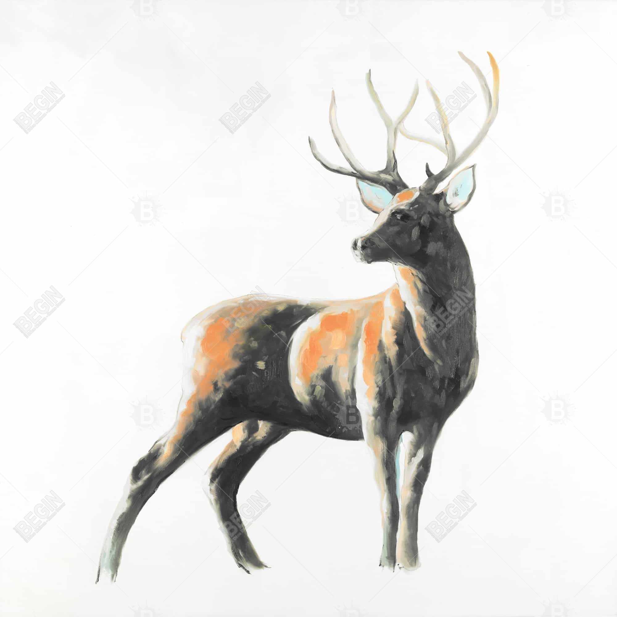 Abstract deer