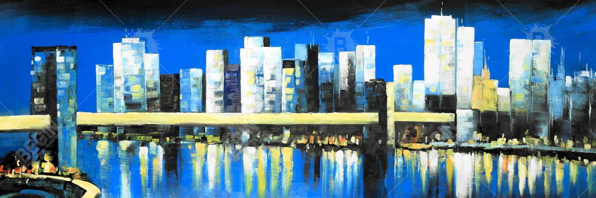 Skyline of lower manhattan
