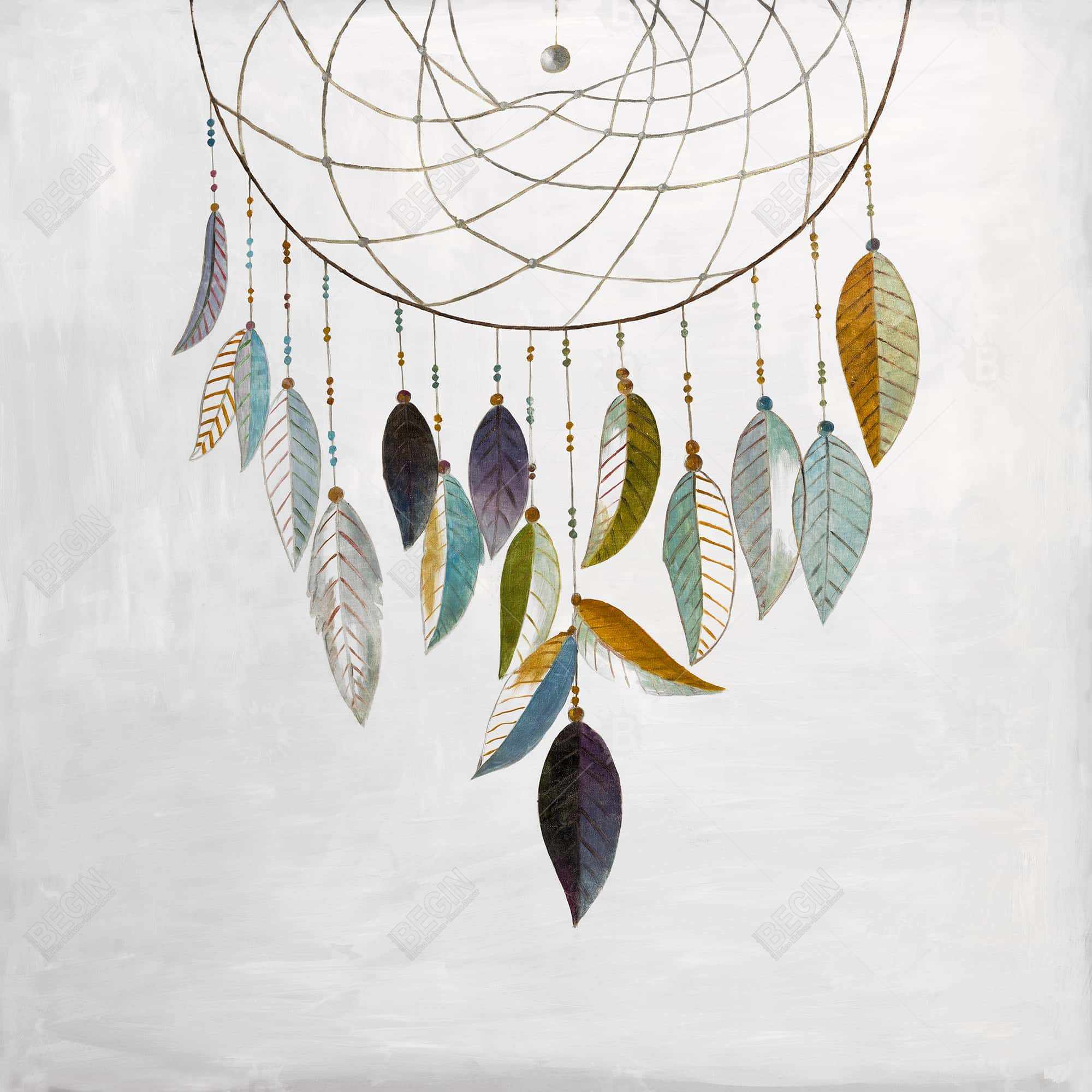 Dreamcatcher with feathers