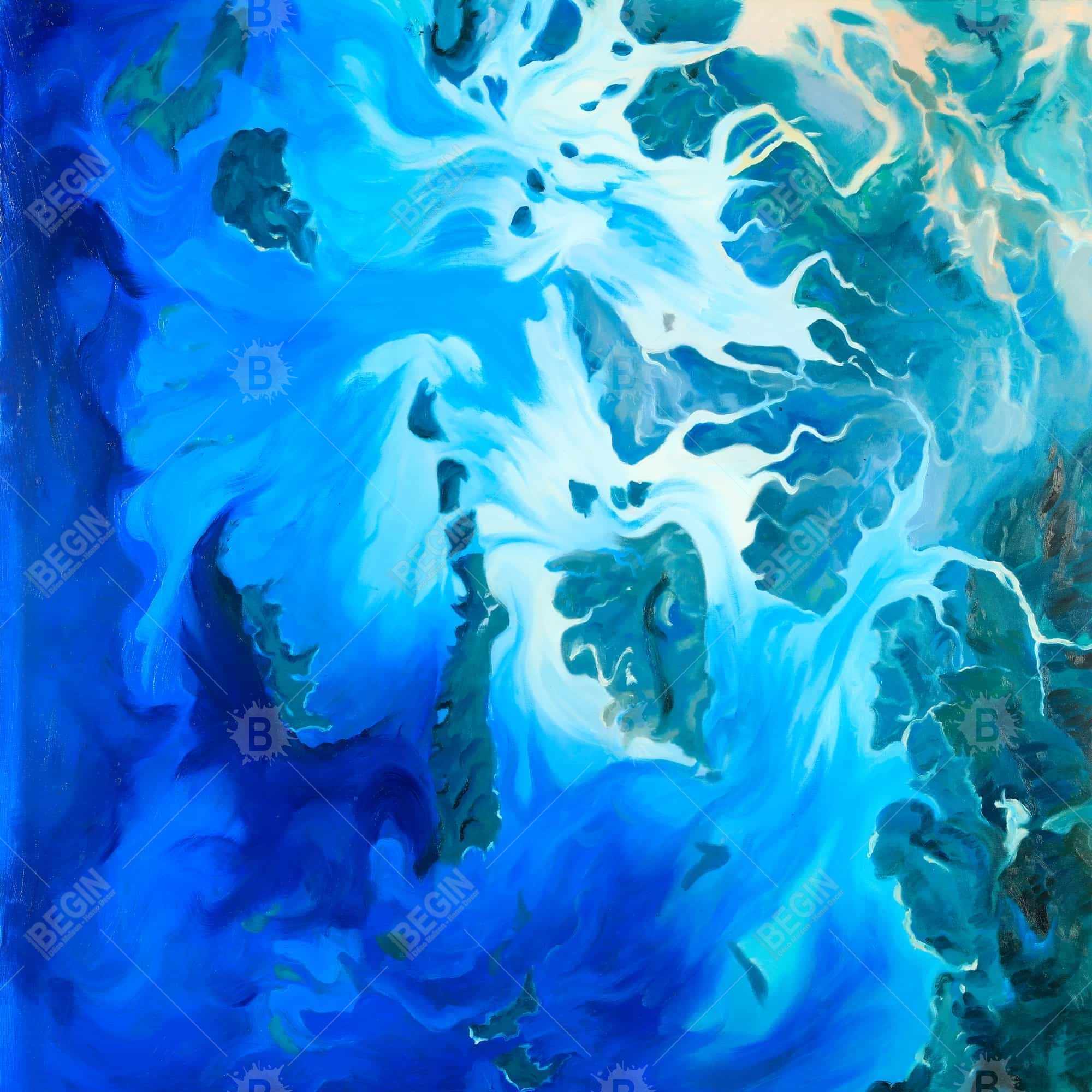Satellite view of the mergui islands