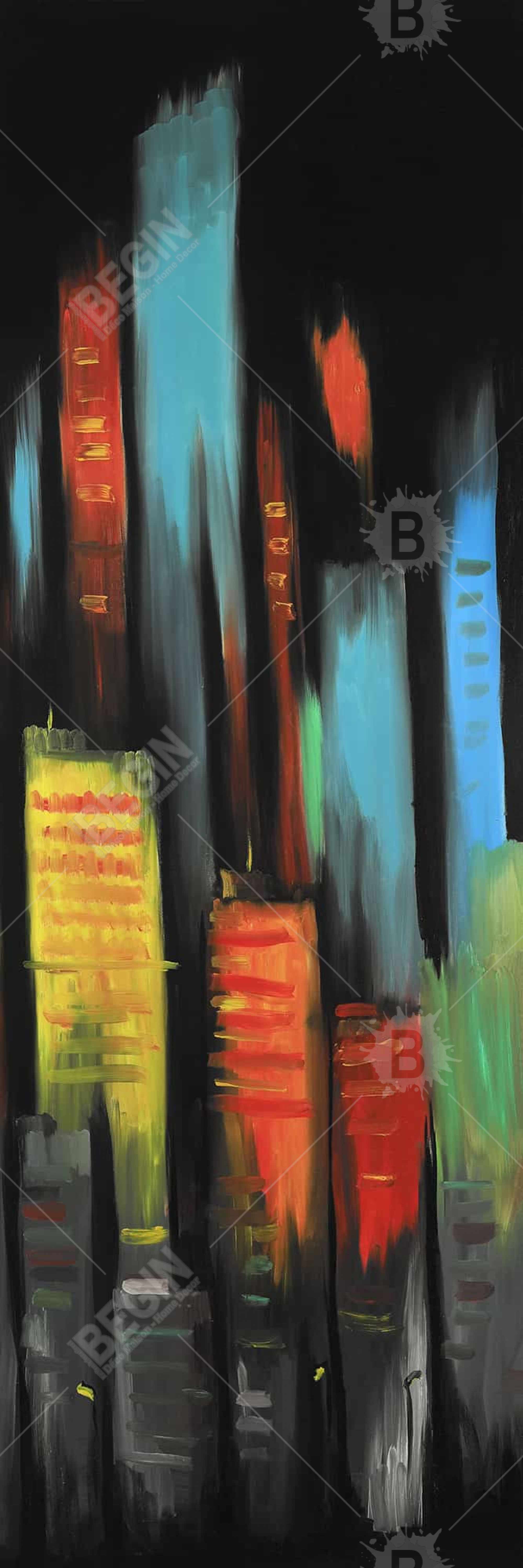 Abstract tall buildings