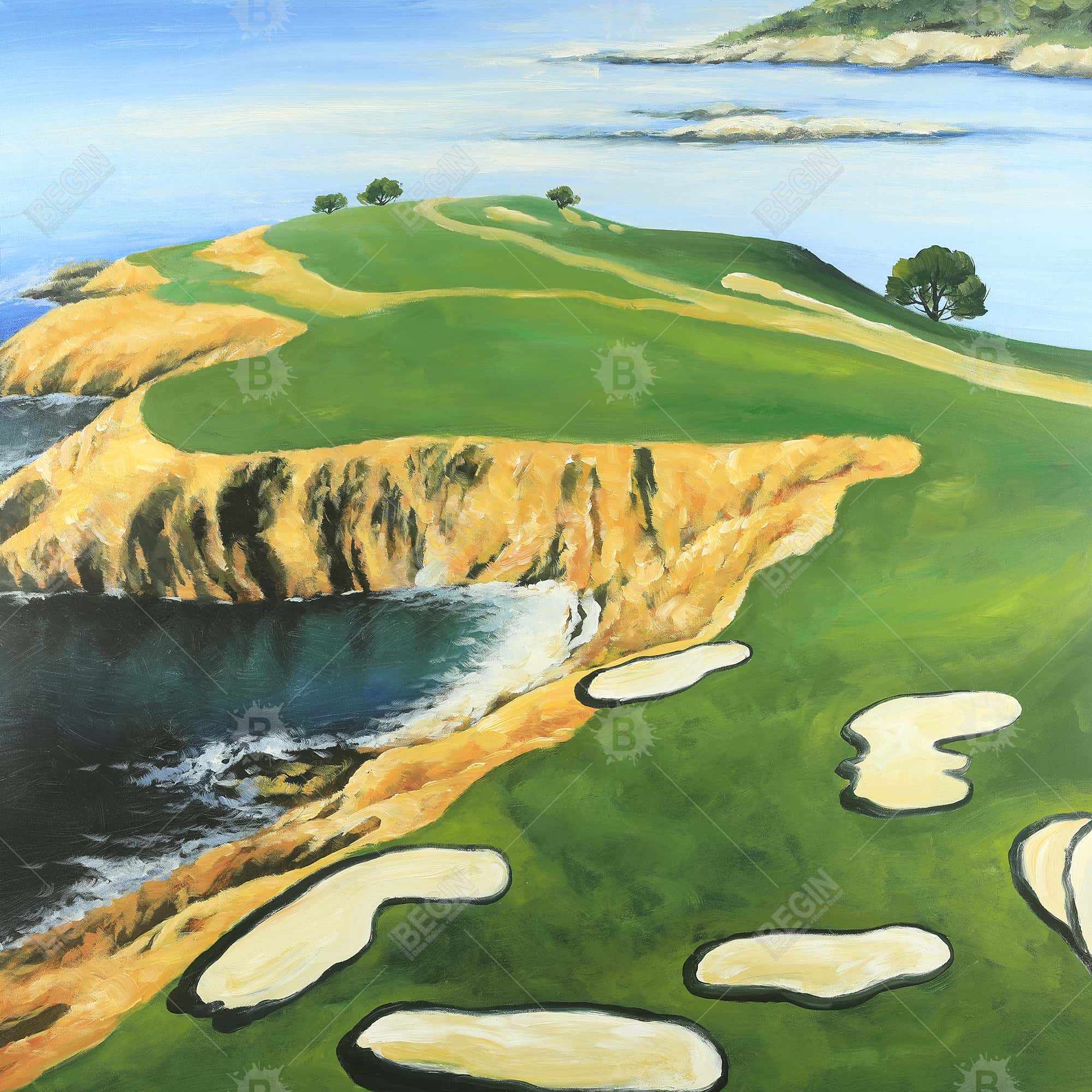 Le pebble beach golf links