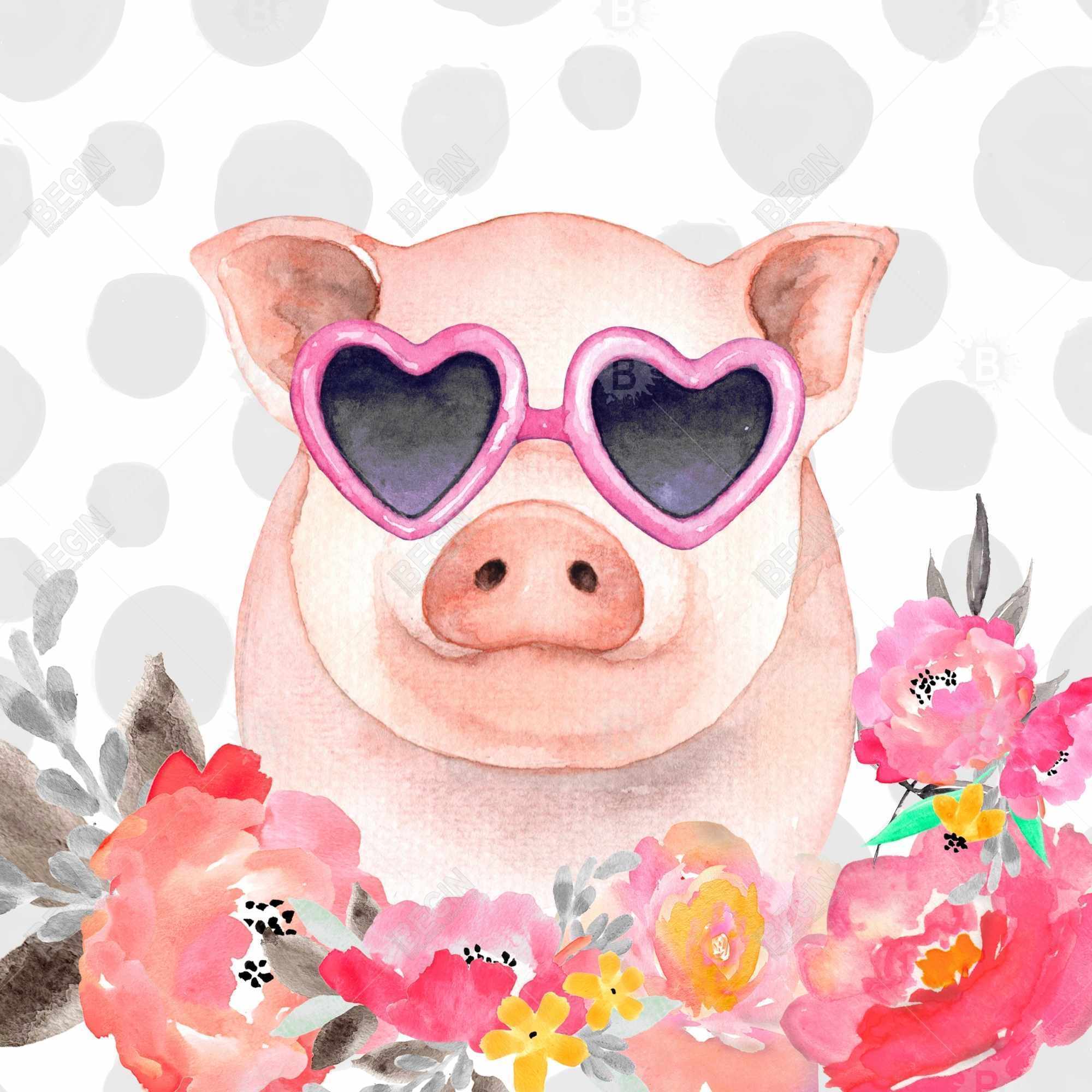 Petit cochon amoureux