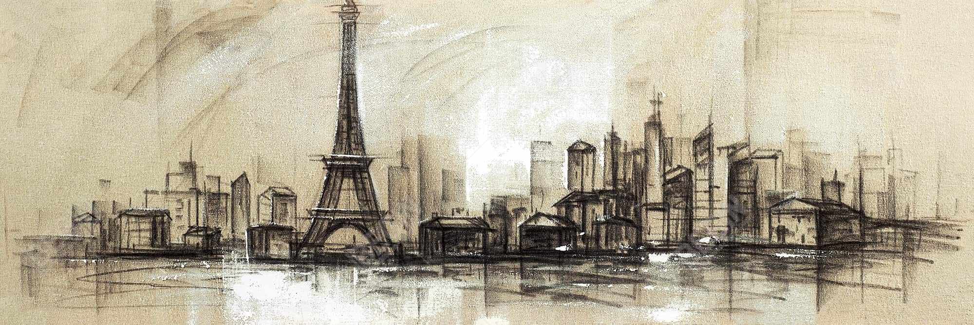 Eiffel tower sketch
