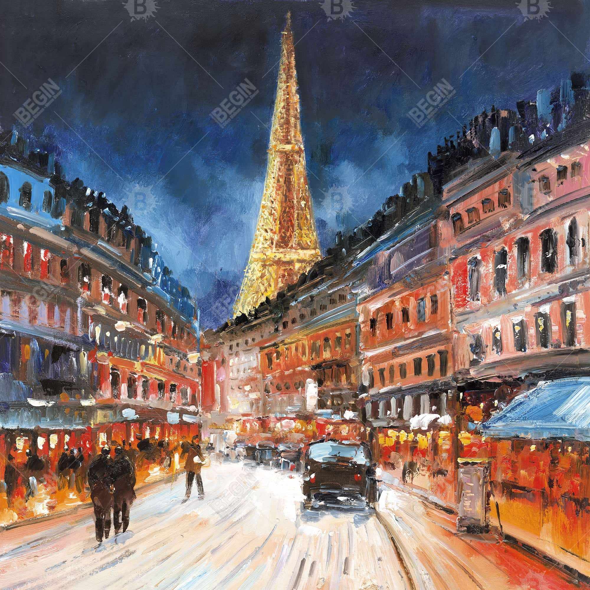 Illuminated paris