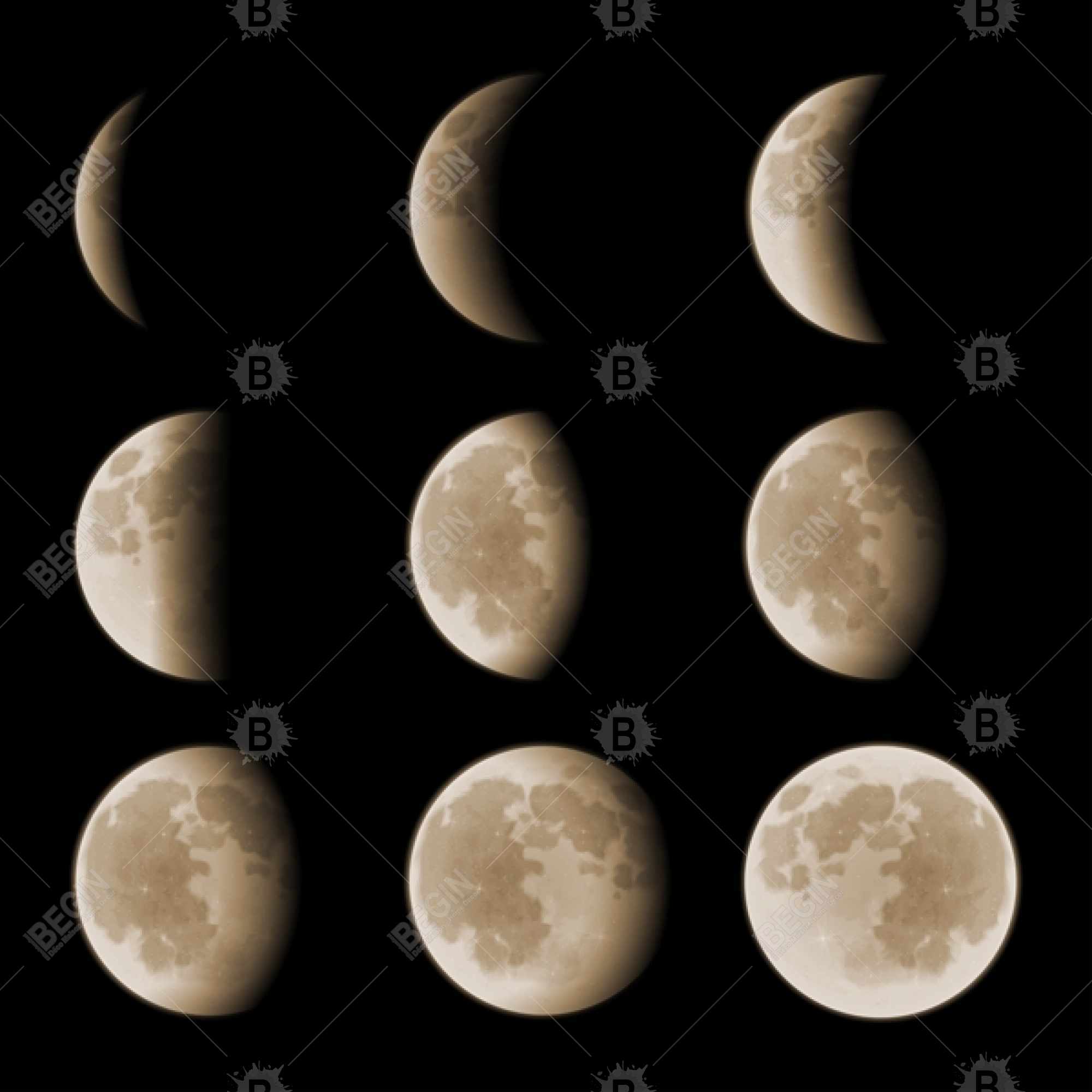 Eclipse in nine phases