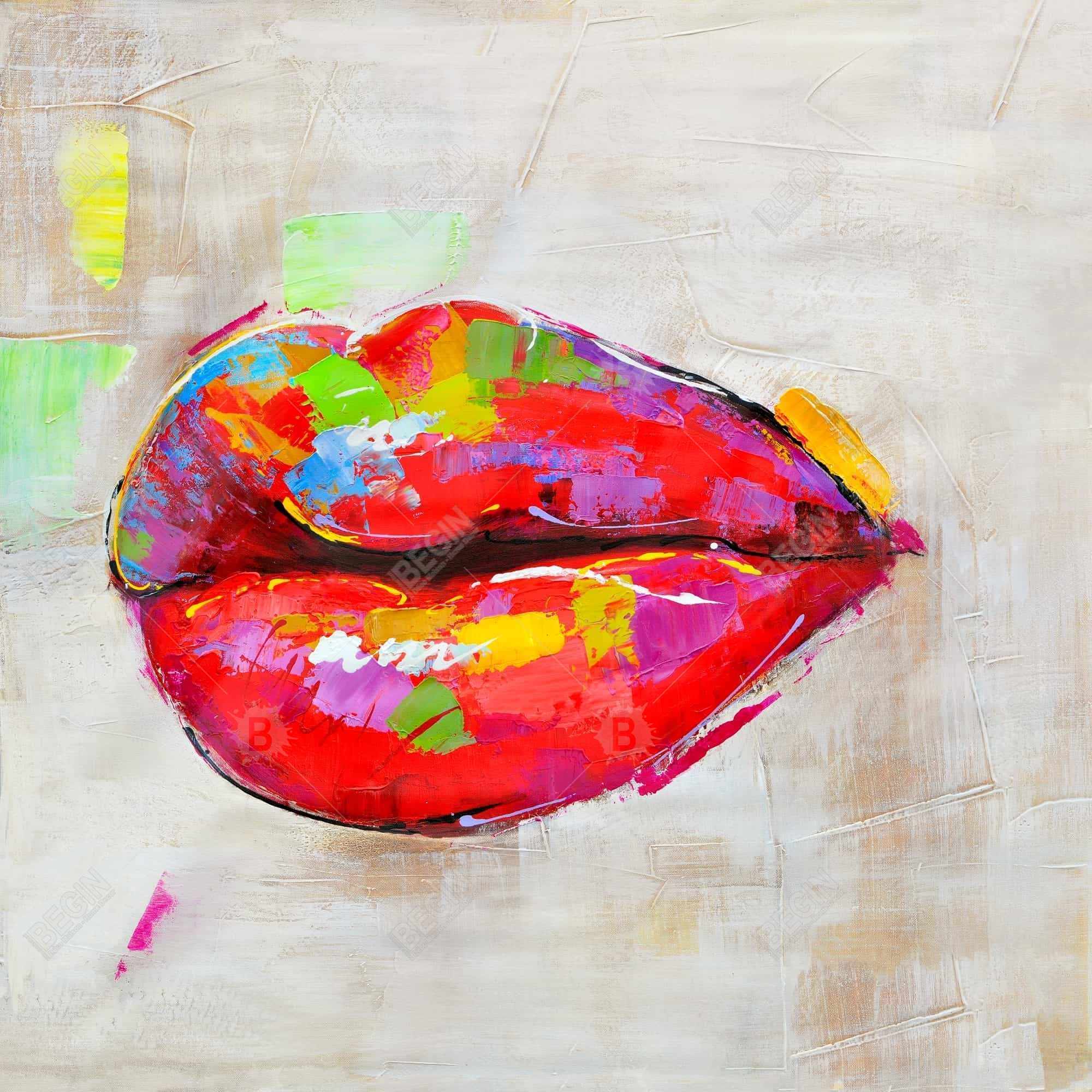 Colorful lips