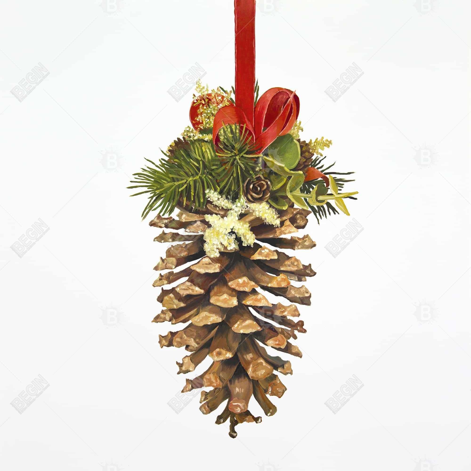 Christmas pine cone