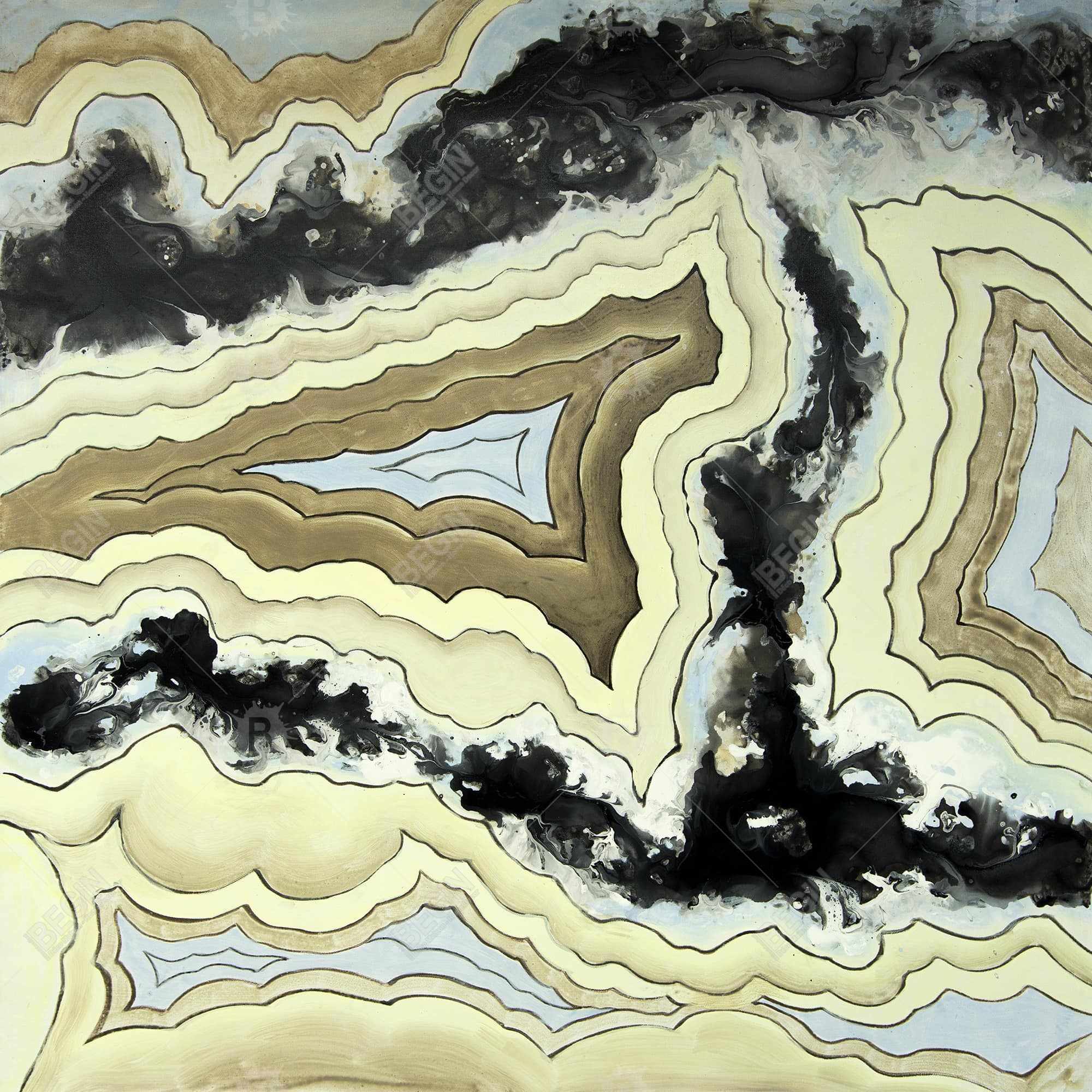 Agate en dentelle