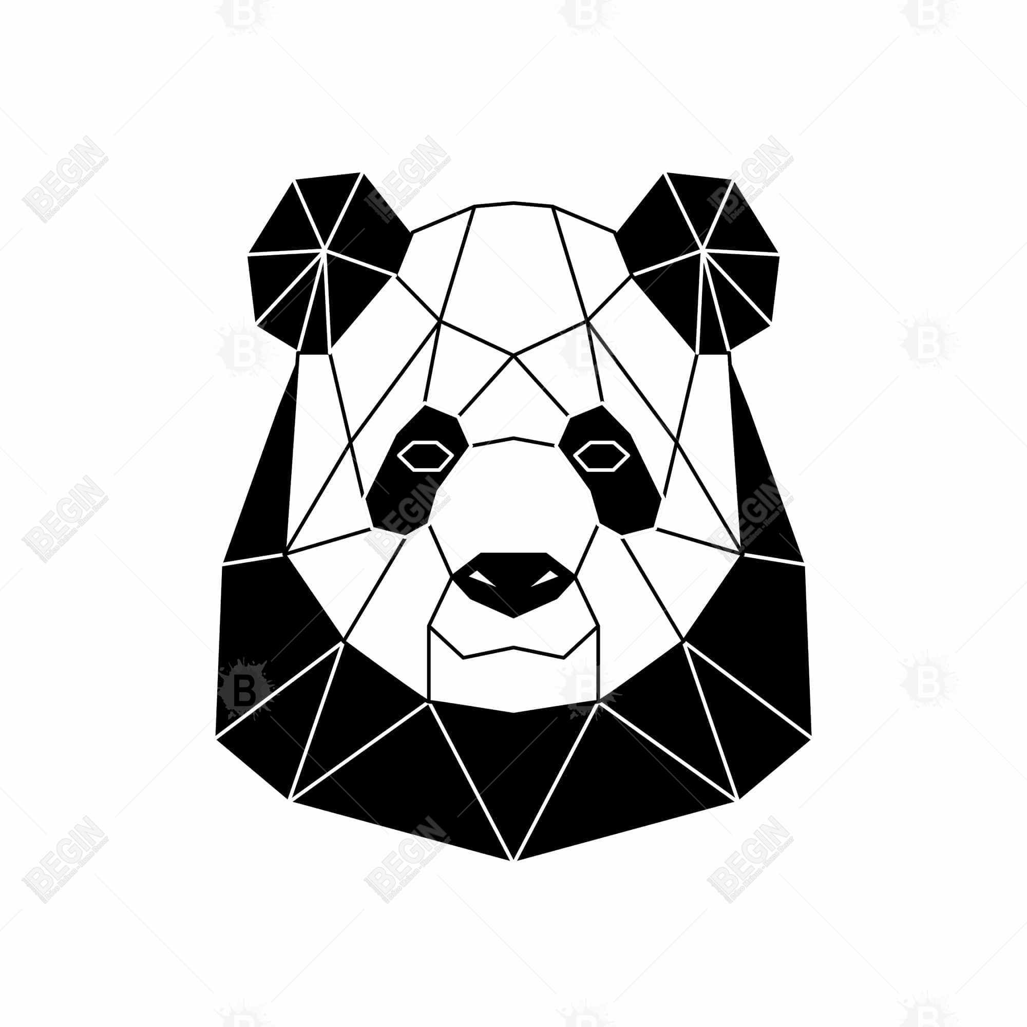 Panda géométrique