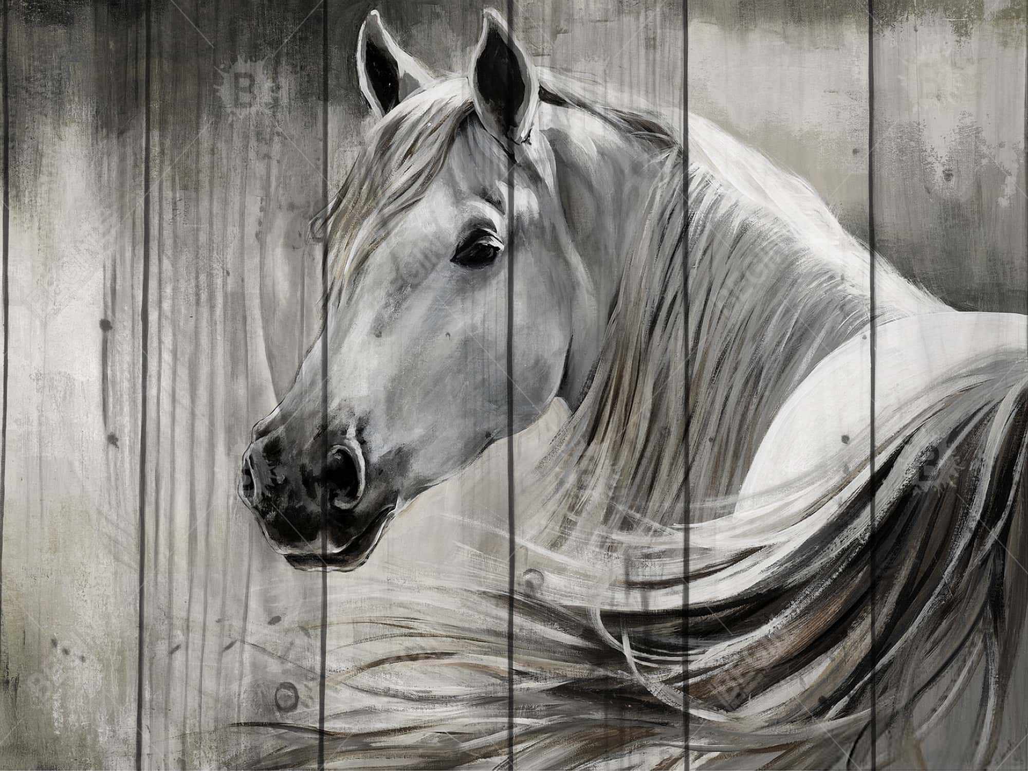 Rustic horse